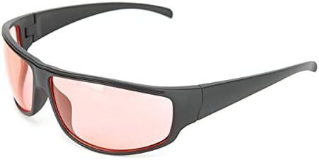 SomniLight FL-41 Light Sensitivity Glasses for Florescent Light Sensitivity, Photophobia, and Migraines (Sport Style)