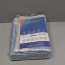 Scalloped Rug 2x6 Runners for Hallways, Solid Blue Runner Rug Non Slip Scalloped Bath Runner, Washable Rugs for Bedroom Girls, Rugs for Kitchen Floor Soft Dorm Nursery Carpet for Bedside