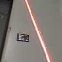 Dimmable Under Cabinet Lighting, RGB LED Light Bar, RF Remote Control Lamp, Multicolor Under Counter Lights for Desk, Room, Cupboard, Hallway, Shelf, Closet (36 Inch)