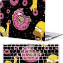 Laptop Case Compatible with New MacBook Air 13 Inch Case 2020 2019 2018 Release A2337 M1 A2179 A1932 with Retina Display & Touch ID, Plastic Hard Shell Case & Keyboard Cover Skin - Donut