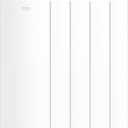 5 Pack 82.5" Vertical Replacement Blinds PVC Vertical Window Blinds Replacement Slats Parts for Sliding Glass Door Patio Door Window, White