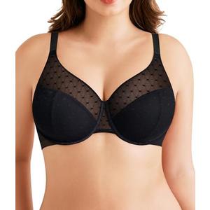 Minimizer Bras for Women Full Coverage Plus Size Bras with Underwire Support for Large Breasts Size 85D