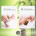 Lymphatic Drainage Ginger Foot Pads 50 Pads - Ginger Oil Foot Patches Deep Cleansing Sleep Aids Relieve Stress and Fatigue Improve Sleep Quality