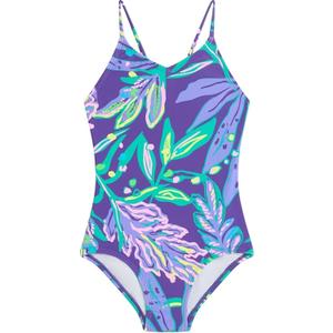 Kanu Surf Girls' Hurricane Beach Sport UPF 50 One Piece Swimsuit (3T, Tammy Purple)