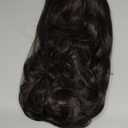 Swiking Long Black Curly Wavy Wig for Women Long Finger Wave Heat Resistant Fiber Synthetic Hair Wigs for Cosplay Halloween Party Use