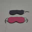 Sleeping Mask 2 Pack, Warm, Cool Double-Sided Use of Sleep Mask, Super Soft Blindfold with Adjustable Strap, Block Out Light, Comfort Sleep Eye Mask for Travel Meditation Nap (Dark Gray/Light Gray + Purple/Pink)