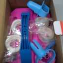 Balloon Pump Electric Party Decorations - Electric Balloon Pump for Balloon Arch Kit, Portable Dual Nozzle Balloon Inflator (Rose Red)