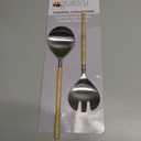 Le Cadeaux Natural Rattan Handled Salad Servers