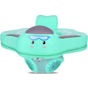 Mambo Baby Pool Float Non Inflatable Baby Float Baby Swimming Float with Safe Seat for Age 3-24 Months Toddler