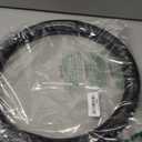 KAFEEK Classic Carbon Fiber Steering Wheel Cover, Universal 15 inch, Breathable Microfiber Leather, Black (Standard size[14 1/2''-15''])