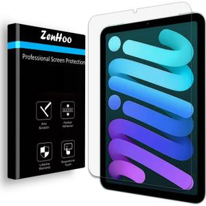 ZenHoo For iPad Mini 7 (2024), iPad Mini 6 (2021), Anti Blue Light Tempered Glass Screen Protector, Eye Protection