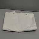 Amazer Ivory Shower Curtain Liner, Ivory Fabric Shower Liner, 2-in-1 Bathroom Shower Curtain and Liner, 12 Grommet Holes, Water Proof, Machine Washable, Hotel Quality, 72 x 72 Inches