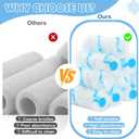 Paint Roller Kit, 25 Piece Paint Supplies, 9"4" Paint Rollers, Paint Brushes for Walls, Microfiber Roller Covers for Professional Painting, Blue