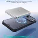 ESR for iPhone 17 Pro Max Phone Case, 23ft Military-Grade Drop Protection, Shock-Absorbing Rugged Cover, MagSafe Accessories Compatible, Cyber Series, Black