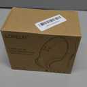 LORELEI X6 Over-Ear Wired Stereo Bass Headphones with Microphone, Lightweight, Foldable & Portable with 1.45M No-Tangle for Smartphone, Tablet, MP3/4, Space Black