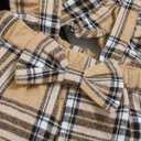 Renotemy Toddler Baby Girl Clothes Fall Winter Overalls Jumpsuit Ribbed Knit Sweater Plaid Suspender Pant 2PCS Outfits 12M-4T (12-18 Months, Black Brown Plaid)