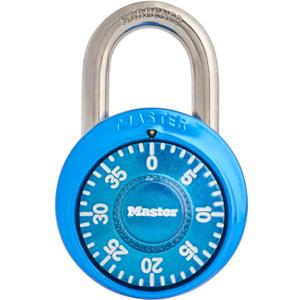 Master Lock 1530DCM Locker Lock Combination Padlock, 1 Count (Pack of 1) Blue