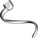 qAp quality art Practical Stainless Steel Spiral Dough Hook Replacement for KitchenAid 5Plus & 6QT Bowl-Lift Stand Mixers, Rustproof & Easy Clean, Efficient Kneading for Bread, Pizza, Pasta, Cookies (SH6)