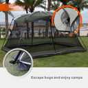 Screen House 13x9 Ft Canopy Tent Sun Shade Shelter Perfect for Outdoor Activities, Shale Gray