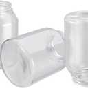 Aspen Creative 23114-3 Contemporary Clear Ceiling Fan Replacement Glass Shade, 2-5/8" Fitter, 3-5/8" Diameter x 5-1/8" Height, 3 Pack, Clear