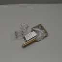 Durmmur 1 Pack Hat Racks for Baseball Caps, Stainless Steel Hat Organizer for Baseball Cap, Hat Holder Storage Organizer, Hat Hanger Strong Adhesive/Wall Drilled for Door, Bedroom, Closet(Gold 6 in)