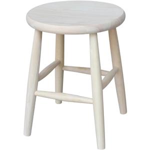 International Concepts 1S-818 18-Inch Scooped Seat Stool, Unfinished (18"H) International Concepts 1S-818 18-Inch Scooped Seat Stool, Unfinished (18"H)