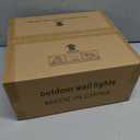 Outdoor Wall Light for House, Large Exterior Waterproof Lanterns, Sensor Wall Sconce Lamp, Waterproof Anti Rust Outside Coach Lights for House, Doorway, Garage (2 Pack White)