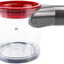 Quick-Release Dust Bin 0.54 L Compatible with Dyson V7/V8 (SV11/SV10), Hygienic Bottom-Open Canister, Replacement for Part 967699-01