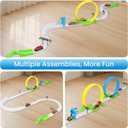360-degree Thrilling Loop Track Includes Two Loops and Three 1:64 Scale Toy Cars for Easy Storage. It's Perfect for Boys Aged 3-7 and Makes a for Birthdays, Halloween, Christmas