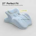 Multi Functional Sleeping Pillow, Ergonomic Body Support pad, Used for Side Lying, backrest, and Prone Lying (Blue)