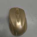 TECKNET Wireless Mouse, 2.4G Ergonomic Optical Mouse, Computer Mouse for Laptop, PC, Computer, Chromebook, Notebook, 6 Buttons, 24 Months Battery Life, 2600 DPI, 5 Adjustment Levels - Gold