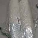 MATICAN Disposable Coffee Cups, 100-Pack 12-oz Bulk Paper Cups for Hot or Cold Drinks, Plum Blossom Harmony Cups for Office, Parties, and To-Go Use (No Lids)