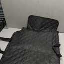 PETICON Waterproof Scratchproof Pet Bench Seat Covers for Cars, Trucks, SUVs, Nonslip Durable Back Seat Cover for Dogs, Washable Backseat Protection (black)