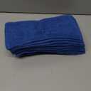 Glynniss Dishcloths Kitchen Highly Absorbent Dish Rags 100% Cotton Dish Cloths for Washing Dishes, Cleaning (Middle Blue, 11x11)