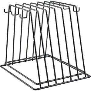 Winco 6-Slot Cutting Board Rack, Vinyl Coated Medium