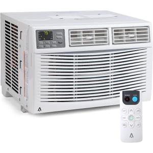 8,000 BTU Window Air Conditioner,Cool Rooms Up to 350 Sq.Ft.,Smart Window AC Unit with Smartphone App or Remote Control,3 Fan Mode,Sleep&ECO Mode,Washable Filter,for Bedroom Apartment Office,New R32