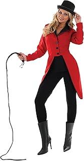 Red Ringmaster Jacket Women, Circus Ringmaster Costume Women, Women Lion Tamer Costume, Ringleader Costume Women L
