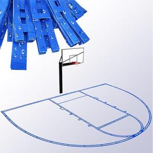 𝑼𝒑𝒈𝒓𝒂𝒅𝒆 Basketball Court Marking Kit, Reusable Basketball Court Stencil Kit for Driveway, Concrete and Outdoor Play Areas, Heavy Duty Plastic Kit, Waterproof Easy Install Marking Tool Templates