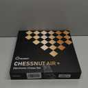 Chessnut Air+ Electronic Chess Set with Full Wooden Board, Extra Queens, LEDs, AI Adaptive Game and App with Computer Chess Board for Ages 8 and Up, 2 Players