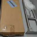 Toilet Grab Bar 30.3 Inch, YuanDe Flip Up Grab Bar with Paper Holder, Polished Chrome Anti-Slip Safety Bars for Toilet, Stainless Steel Knurled Toilet Handles for Seniors Disabled Elderly Pregnant