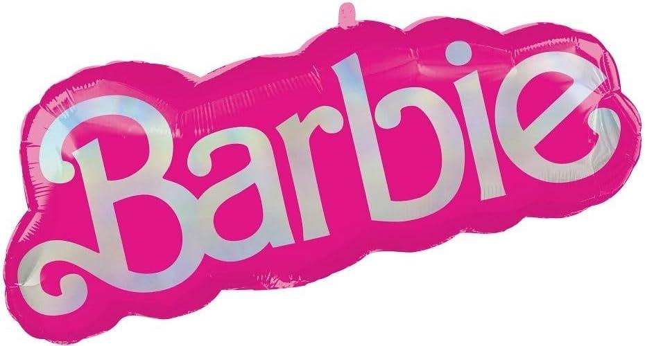 Anagram Super Shape Barbie 32 inch Hot Pink Foil Balloon