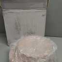 LIYH 24 Pcs Pink Plates Reusable, Pink Plastic Scalloped Plate Durable and Dishwasher Safe,Baby Shower Plate, Light Weight Daisy Plastic Wavy Plates for Wedding Party Birthday (24(12 Guests))