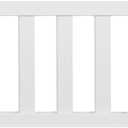 Oxford Baby Emerson Crib to Toddler Bed Guard Rail Conversion Kit, Snow White, GreenGuard Gold Certified