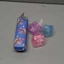 Fidget Toy Stress Cube 3 Pack,Cube Stress Ball with Snowflakes Inside,Mellow and Chill Touch,Classroom Prize Box Toys,Cube Squishies for Adults Kids Children Teens (Stress Cube 3 Pack)