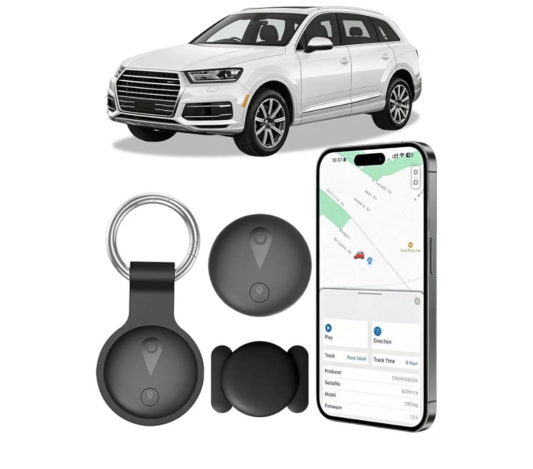 GPS Tracker for Vehicles, Real-Time Undetectable GPS Tracker for Car - No Monthly Fee & SIM Card for Hidden Magnetic GPS Locator for Android and iPhone, Ultra-Slim, IP68 Waterproof, Safe & Durable