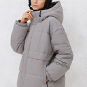 NOMADIKA Oversize Waterproof Ski Jacket Thick Snow Coats with Detachable Hood Winter Skiing Snowboard Jackets for Women Men, Size XL, Dark Grey