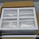 Fomcet 10FT x 10FT Backdrop Stand Heavy Duty with Base, White Portable Adjustable Pipe and Drape Backdrop Stand Kit, Square Metal Arch Party Frame for Wedding Birthday Parties Banquet Decorations