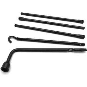 HongK- BlackBrand New Spare Tire Lug Wrench Kit Compatible with Ram 1500 2002-2015 Pickup Repair Change Tool kit [P/N: ET-CAR-TIRE001-BK]