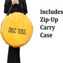Win SPORTS Folding Disc Toss Game Set - Flying Disc Toss Dunk Game Set - Includes 2 Disc Targets with Bean Bag & 2 Flying Discs & Carrying Case - Great for Backyard,BBQs,Tailgating