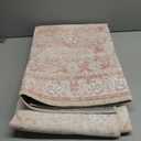 Pink Boho Font Door Mat for Indoor Entrance Washable Non Slip Cute Vintage Floral Aesthetic 3x5 Area Rugs for Entryway Entry